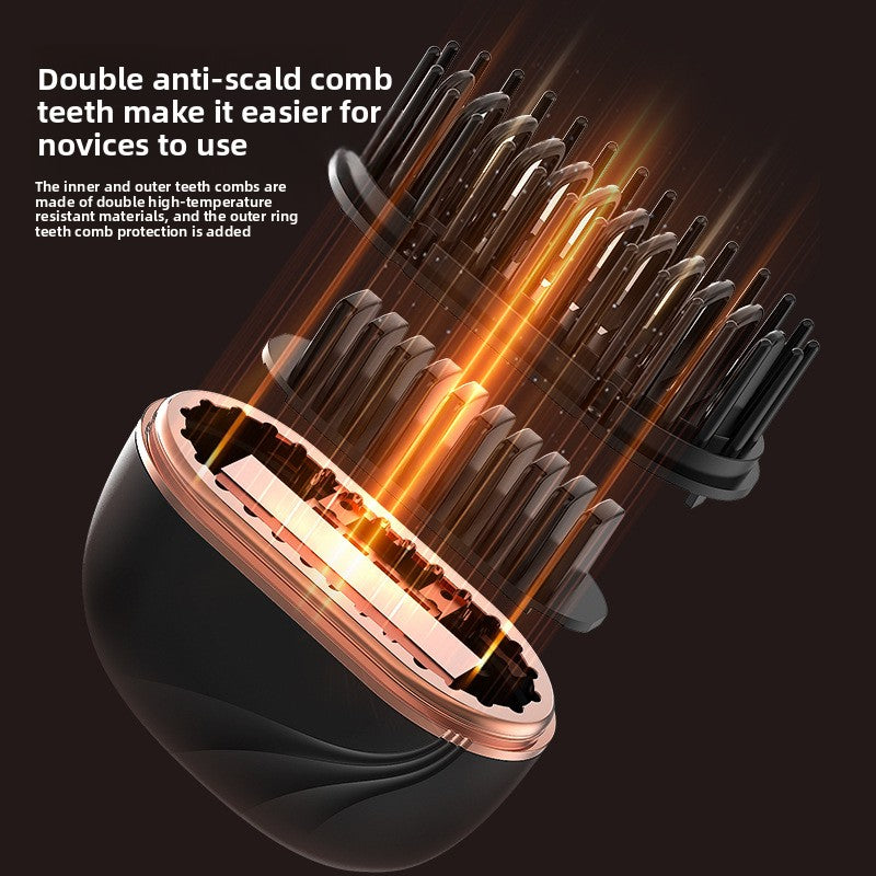 Mini Wireless Hair Straightener Brush